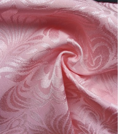 TB-FDN  提花桌布  枱布 100％滌  鬱金香-粉色 花瓣紋  RENE 45度照